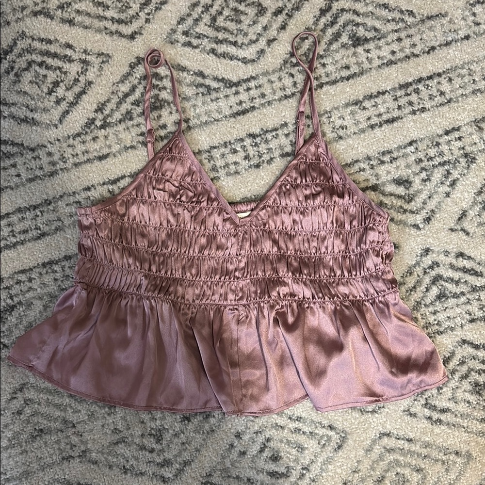 Urban outfitters smocked tank